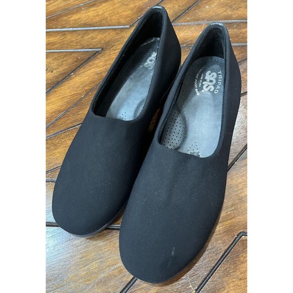 SAS Tripad Comfort Womens Black‎ Bliss Slip On Wedge Size 9 - Picture 1 of 7